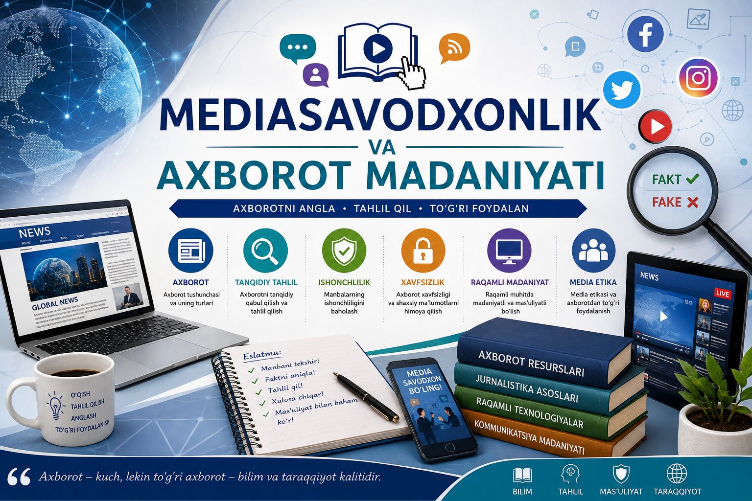 Mediasavodxonlik va axborot madaniyati